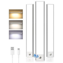 Luz LED con Sensor de Movimiento Autrucker 3,40cm Recargable USB
