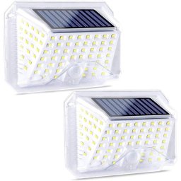 Pack 2 Luces Solares Autrucker con Sensor de Movimiento 90 LED 120° IP65