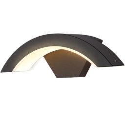 Lámpara de Pared LED Autrucker 18W Exterior Arqueada Luz Cálida