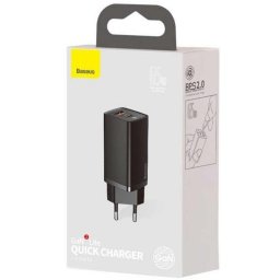 Cargador Baseus GaN2 Lite USB-C 65W Negro