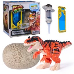 Figura de acción Primal Hatch Dino Rising Huevo que eclosiona con dinosaurio híbrido