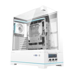 Caja PC Darkflash DY450 PRO Blanca ATX Big Tower con 1 ventilador ARGB