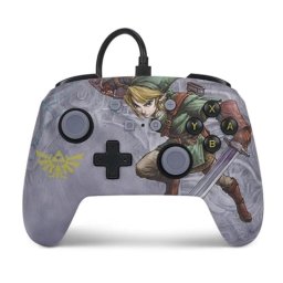 Mando PowerA NSGP0096-01 para Nintendo Switch, Analógico, Alámbrico, USB, MicroUSB