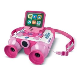 Vtech Genius Xl Prismáticos Interactivos Con Pantalla 2.4" Plegable, Zoom 10x Y Visión Nocturna Infrarroja, Fotos/vídeos Y Slot Microsd, Contenido Educativo Bbc, Desde 5 Años, Color Multicolor