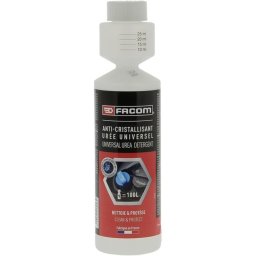 Facom Anti-cristallisant Universal Urée (adblue) 250 Ml, Biberón Dosificador Con Cámara De Medición, Limpia Inyector Y Catalizador Scr, Estabiliza Durante El Almacenamiento