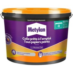 Metylan Masilla/cola Para Papel Pintado Lista Para Usar Alta Adherencia Transparente Al Secar 1 Kg (model 2785042) Para Vinilo, Especiales Y Sin Tejido