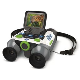 Vtech Genius Xl Prismáticos Interactivos 10x21 Con Pantalla Color Plegable 2,4", Visión Nocturna Ir, Cámara Y 6 Modos Educativos Para Niños