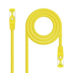 Cable de Red Latiguillo Nanocable RJ45 LSZH CAT.6A SFTP AWG26 Amarillo 30 cm