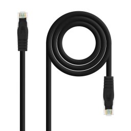 Cable de red latiguillo RJ45 LSZH Cat.6A UTP AWG24 Negro 1m