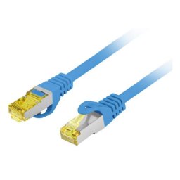 Cable de red Lanberg Cat6a S/FTP 1 m azul