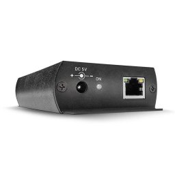 Repetidor de red Lindy 480 Mbit/s 280 m Cat5e Cat6 Negro aluminio