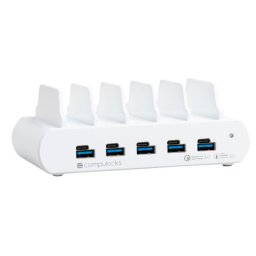 Estación Dock Compulocks 5PUSBCDKS-UK Universal USB Tipo C Blanco