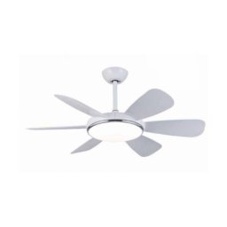 Ventilador de Techo con Luz FM Calefacción VT-NIX L 24W 107cm Motor DC 6 Velocidades Mando Temporizador Giro Invertido