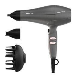 Secador de Pelo Iónico Profesional Taurus FASHION 2600 IONIC 2600W 6 Temperaturas 6 Velocidades con Accesorios Gris