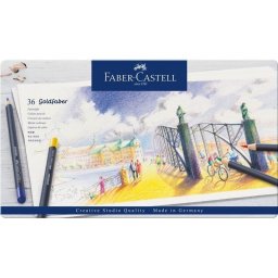 Lápices de colores Faber-Castell Goldfaber Metal 36 piezas multicolor suave