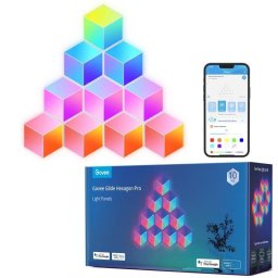 Luz de pared inteligente Govee Glide Hexa Pro Wi-Fi/Bluetooth Multicolor LED 72 W