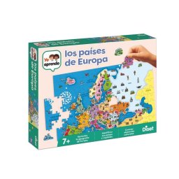 Puzzle Diset Yo Aprendo - Países de Europa Juego Educativo Cartón 7 años