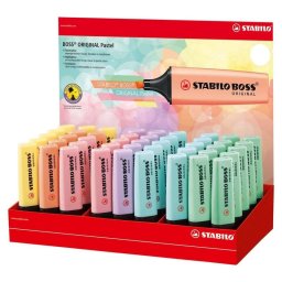 Marcadores STABILO Boss Original Pastel 45 piezas Multicolor Punta de Cincel