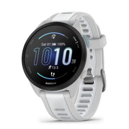Garmin Forerunner 165 Bluetooth GPS 43mm Gris Correa Blanca M Pulsómetro SpO2 5ATM