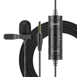 Micrófono Boya BY-M1S corbata omnidireccional condensador 6 m cable