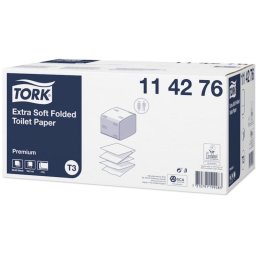 Papel Higiénico Plegado Tork Extrasuave Premium 252 Hojas Blanco