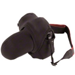 Estuche Walimex Neoprene para Cámara Nikon D40 y Canon EOS 300D Negro/Gris