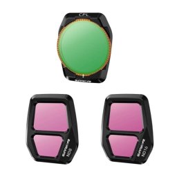 Filtro Ajustable Sunnylife A3S-FI925CPL para Drone AIR 3S, CPL+ND8+ND16 3 piezas