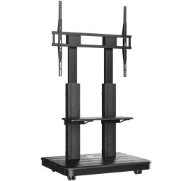Onkron Soporte Tv Ruedas 50-120 Pulgadas, Carga Total Hasta 125 Kg, Vesa 200x200-900x800 Mm, Eléctrico, Altura Ajustable Con Control Remoto, Soporte Tv Pie Móvil, Motorizado, Negro Ts2811e-b