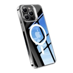 Funda para móvil Torras SIMPLI PRO transparente con soporte magnético para iPhone 15 Pro