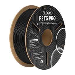 Filamento ELEGOO PETG Pro 1.75mm Negro 1kg