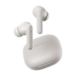 Auriculares QCY T43 inalámbricos Bluetooth con Cancelación de Ruido, 35h batería y IPX4 blancos