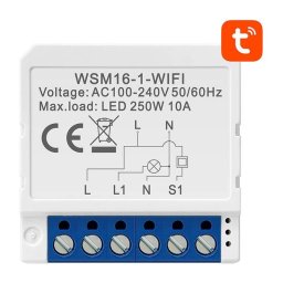 Interruptor Inteligente Avatto WSM16-W1 WiFi Compatible con Alexa y Google