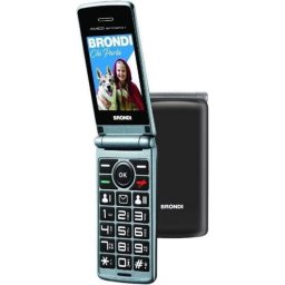 Brondi 4G Tastenhandy Negro compacto y ligero con pantalla sencilla