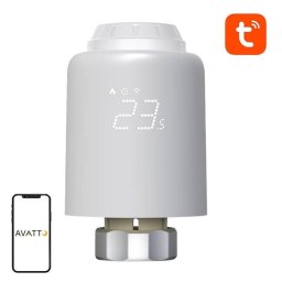 Cabezal Termostático Inteligente Avatto TRV07 Inalámbrico para Calefacción
