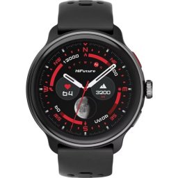 HiFuture VELA Bluetooth GPS NFC 1,43" Negro Correa Única IP68 Pulsómetro