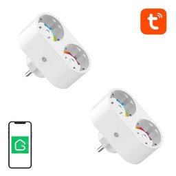 Enchufe Inteligente Gosund SP211 WiFi Doble, Control por Voz, App Remota y Estadísticas de Consumo