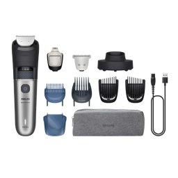 Cortapelos Philips Beard Trimmer 7000 BT7670/15 Inalámbrico 120min 40 Longitudes 7 Peines Resistente al Agua Carga Rápida
