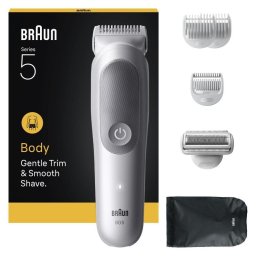 Afeitadora Corporal Braun Series 5 80789712 Inalámbrica 100min Seco y Mojado 3 Peines Skinguard