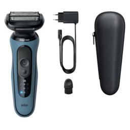 Afeitadora Facial Braun Series 5 52-A1000s Inalámbrica 50min Seco y Mojado 3 Láminas Carga Rápida