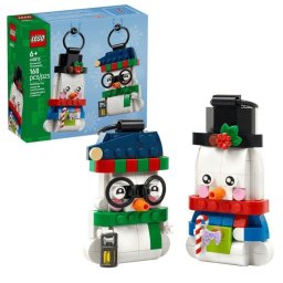 LEGO Adornos de Muñecos de Nieve 40812 168 piezas