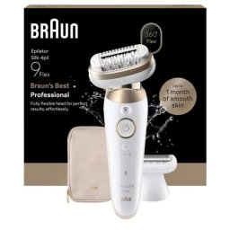 Depiladora Eléctrica Braun Silk-épil 9 Flex 9-060 Inalámbrica 2 Velocidades 2 Cabezales Seco y Húmedo