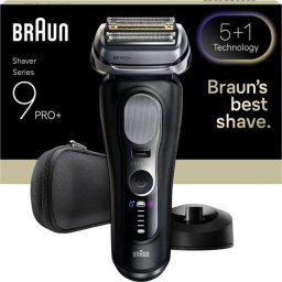 Afeitadora Facial Braun Series 9 Pro+ 9610S Inalámbrica 60min Seco y Mojado 5 Láminas Carga Rápida