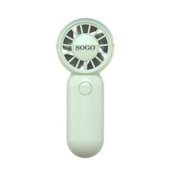 Mini Ventilador de Mano SOGO VEN-SS-21145-GR 3W 3 Velocidades Motor BLDC Recargable Silencioso