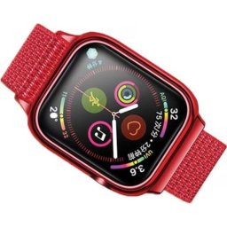 Pulsera Usams para Apple Watch Roja Nylon TPU