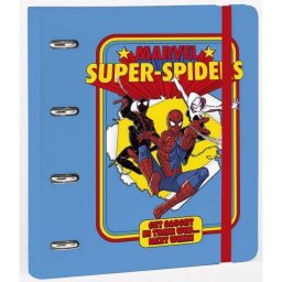 Carpeta 4 anillas polipropileno Marvel Spiderman Grupo Erik