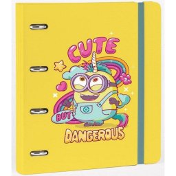 Carpeta Grupo Erik Minions 4 anillas polipropileno