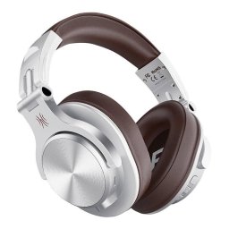 Auriculares OneOdio A70 inalámbricos Bluetooth 5.2 con cancelación de ruido marrón