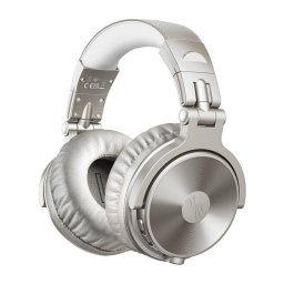 Auriculares OneOdio Pro C inalámbricos Bluetooth 5.2 con micrófono y diseño plegable plata