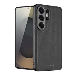 Funda para móvil Nevox StyleShell NYLO Cover TPU Nylon Negra para Samsung Galaxy S26 Ultra
