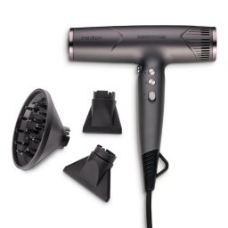 Secador de Pelo Iónico Medion LIFE HD2 MD19984 1740W 3 Temperaturas 3 Velocidades con Difusor Gris